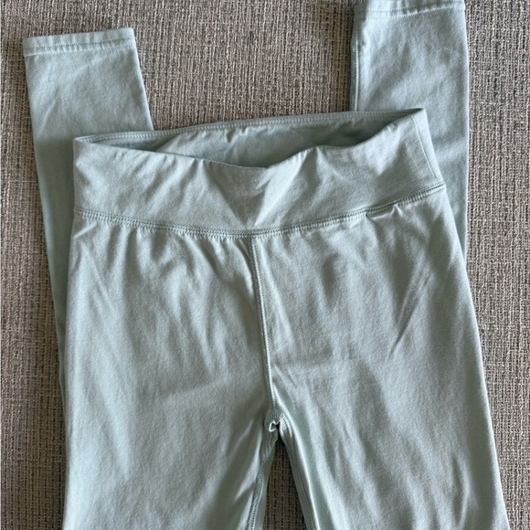 Roots Kids Soft Teal Leggings - Picture 1 of 3